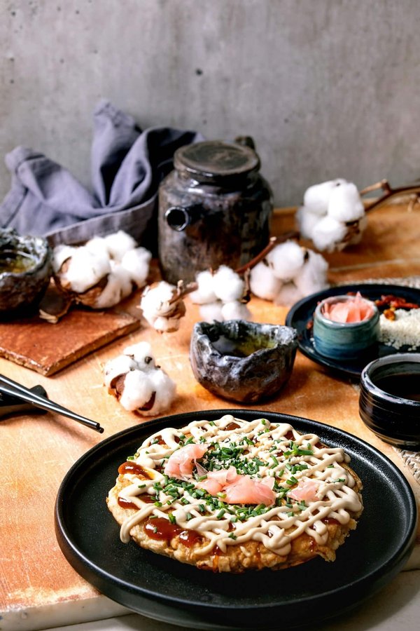 How to Prepare a Savory Japanese Okonomiyaki with Bonito Flakes?